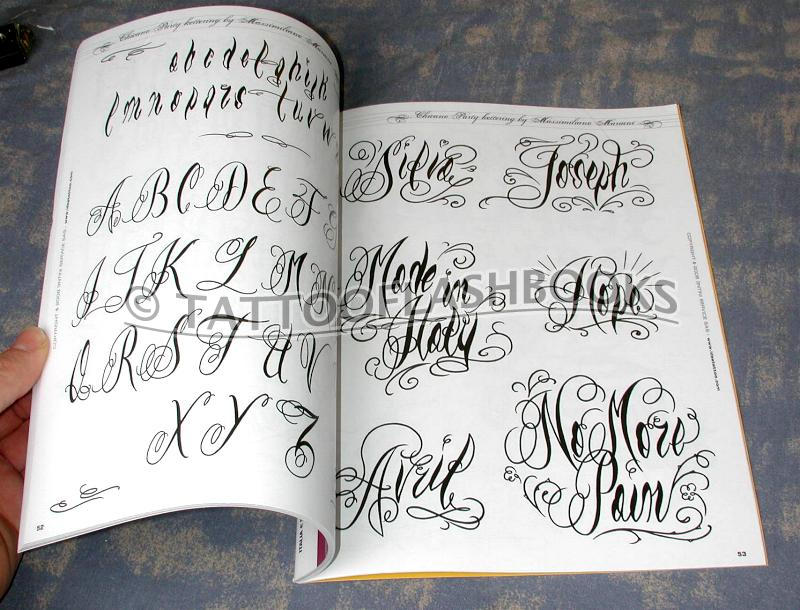 tattoo script lettering alphabet. of tattoo script lettering