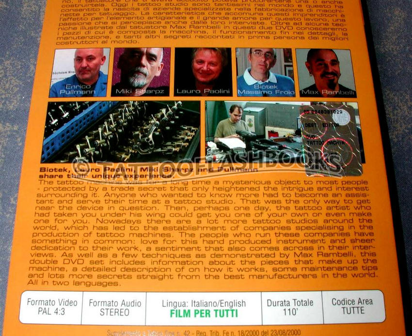 The First DVD to Reveal the Secrets of the Tattoo Machine (2-DVD Set)