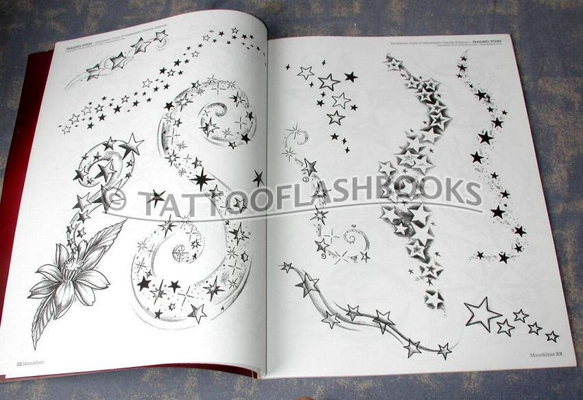 Tattooflashbookscom 3ntini Tattoo Luna Amp Stelle Moon Stars