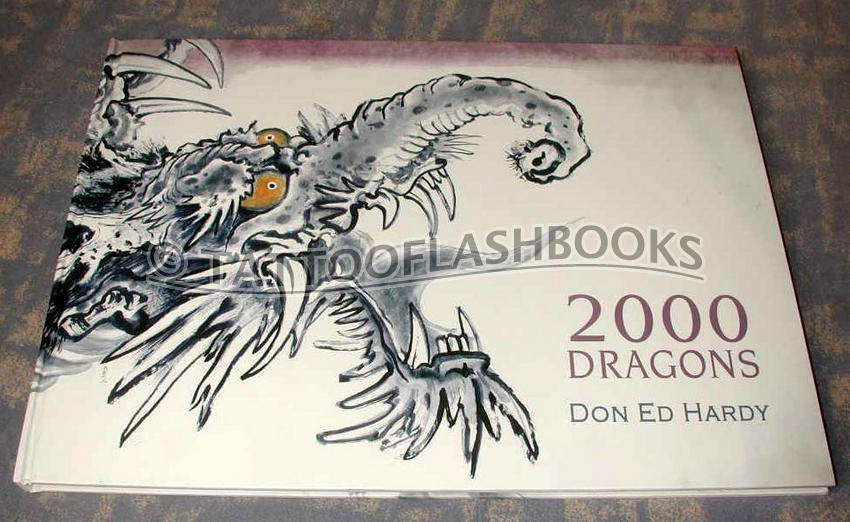 tattooflashbooks.com - Don Ed Hardy - 2000 Dragons (Large Hardcover)