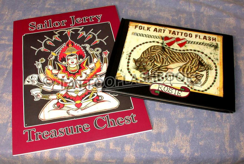 tattooflashbooks.com - Rosie a.k.a. Tino Camanga and Don Ed Hardy