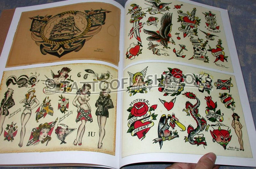 tattooflashbooks.com - Sailor Jerry Collins and Don Ed Hardy