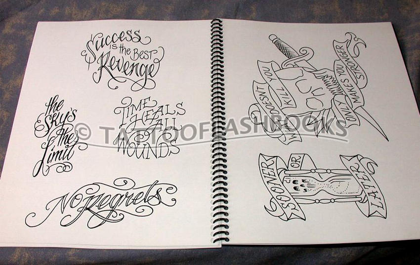 This collection of timeless clean scripts focuses on traditional tattoo 